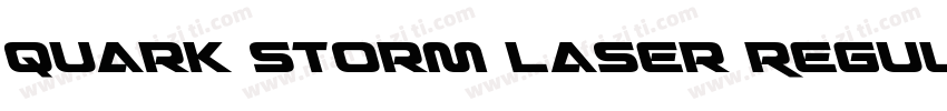 Quark Storm Laser Regular字体转换